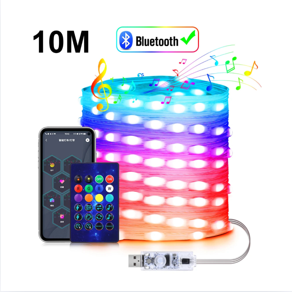 GlowTree® – Smarte Weihnachtslichter mit App & Musikmodus